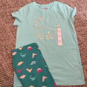 Cat and jack leggings and t shirt